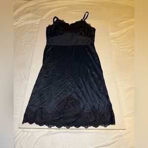 Elegant Black Lace Slip